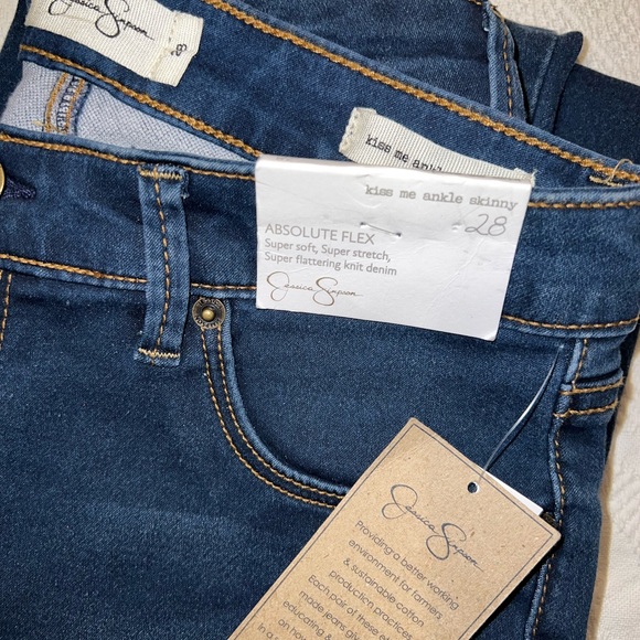 Jessica Simpson jeans NEW stretch high waist 24 28 - Picture 3 of 15